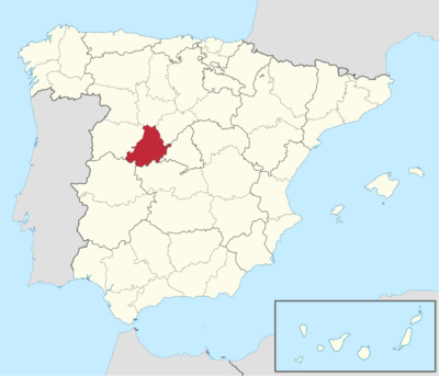 Mapa de Ávila