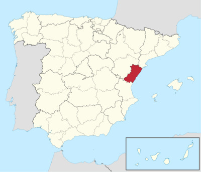 Mapa de Castellón