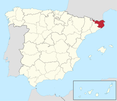 Mapa de Girona