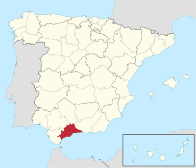 Mapa de Málaga