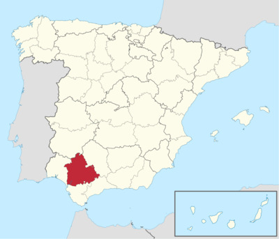 Mapa de Sevilla