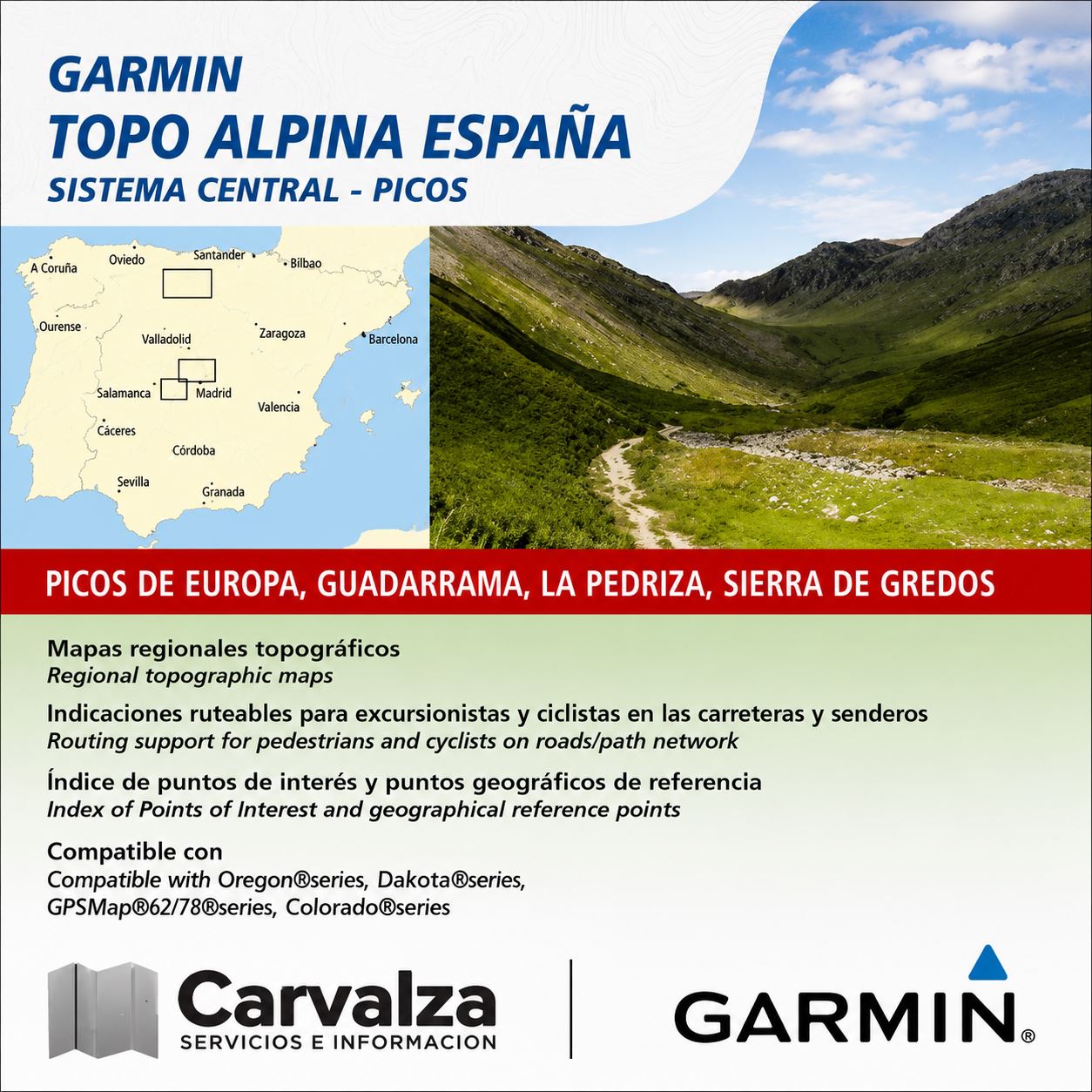 Topo Alpina: Sistema Central Picos